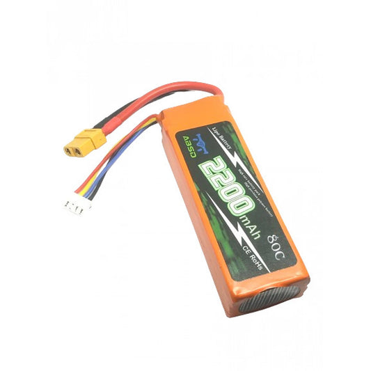 ABSD 11.1V 2200mAh 80C LiPo Battery Pack with Balance Connector