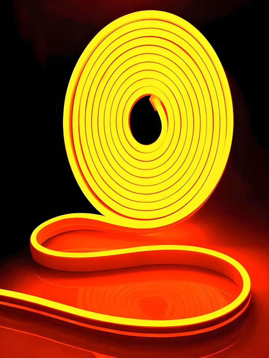 Neon Flexible LED Strip Light -  Amber color - 5M