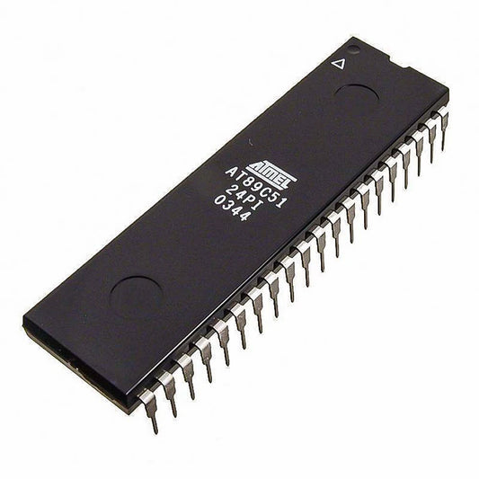 AT89C52 8052 Microcontroller IC – 8-Bit 8051-Compatible MCU with 8KB Flash, 256B RAM and 40-Pin DIP Package