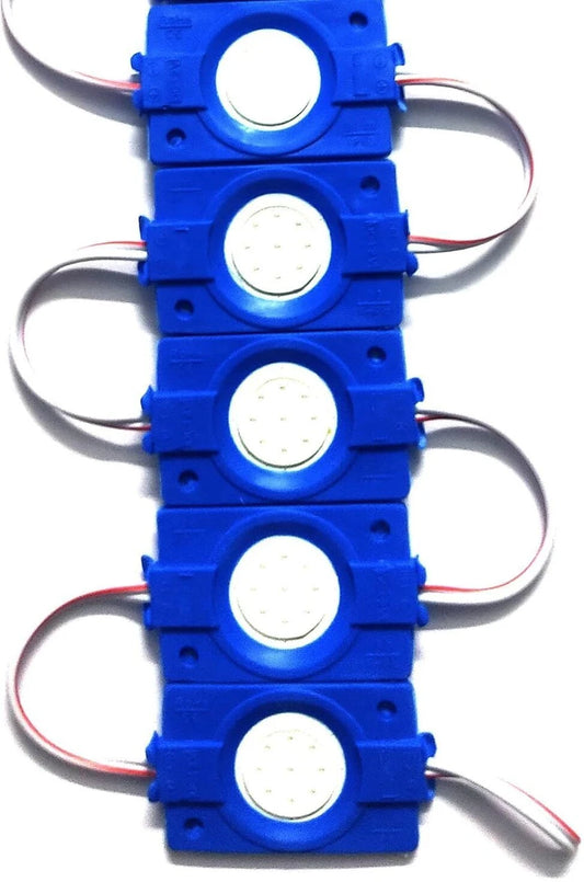 12V Coin LED Strip Blue Single Piece | Compact Blue LED Light Module for DIY Projects, Display Lighting, Decorative & Electronic Applications
