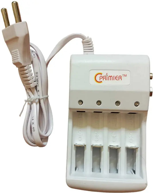 C Primier Multicell Charger for AA/AAA CELLS with 9V Camera Battery Charger