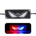 Motorcycle Demon Eye LED Tail Light 12V Red Blue Decorative Rear Light for Bike, Scooter & Electric Vehicle