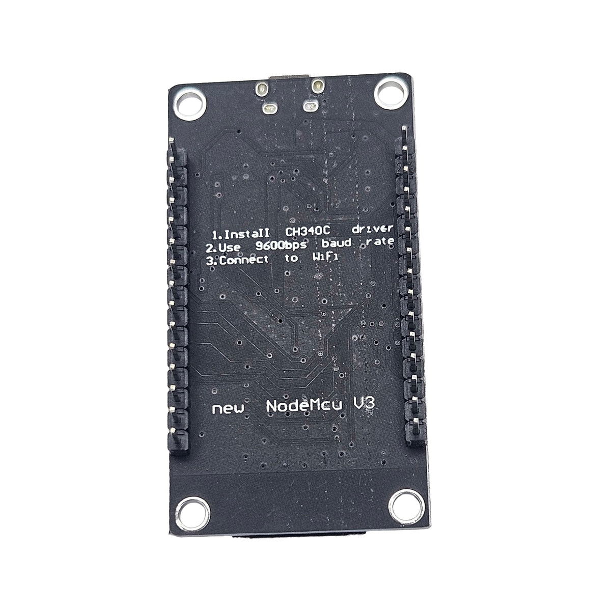ESP8266 CH340 V3 WiFi Development Board – Breadboard Friendly IoT Module with CH340 USB to TTL Serial Converter