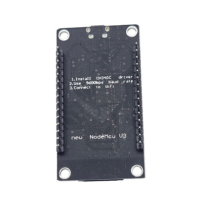 ESP8266 CH340 V3 WiFi Development Board – Breadboard Friendly IoT Module with CH340 USB to TTL Serial Converter