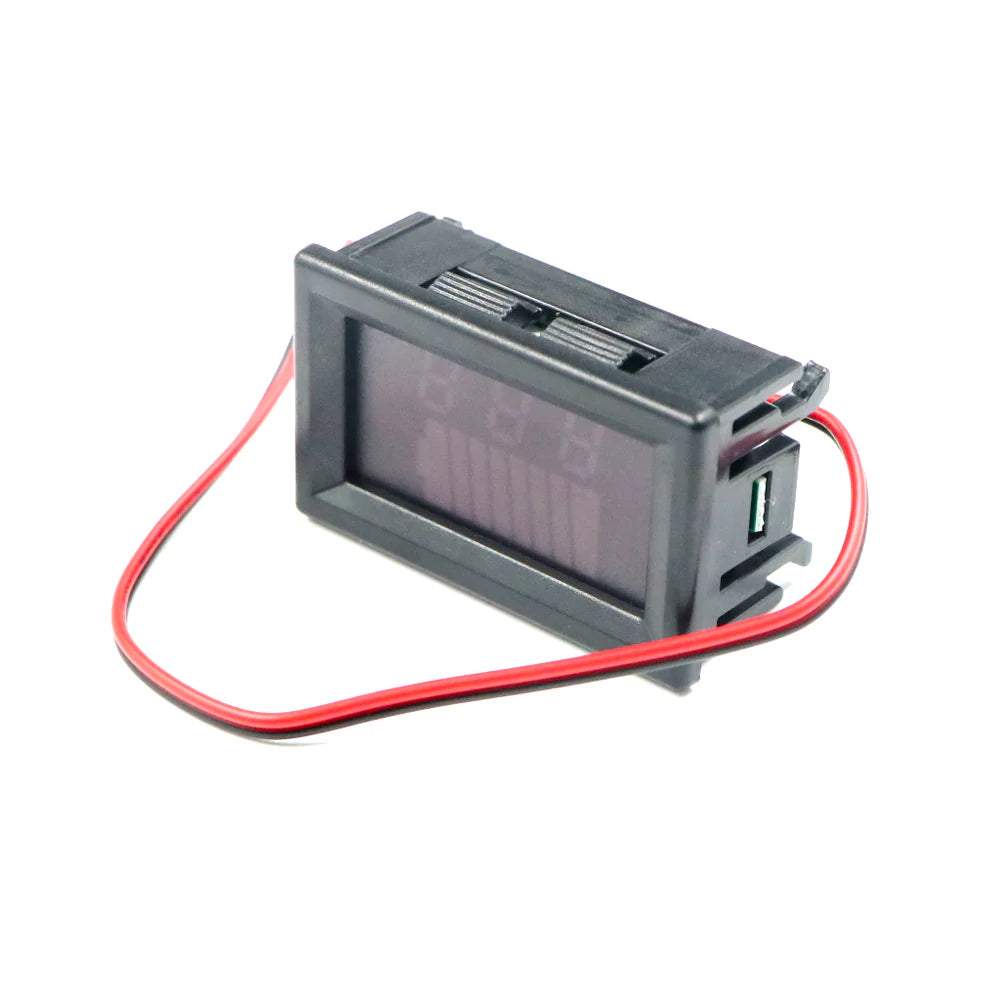 12V–60V Digital Battery Level Indicator Voltage Capacity Display Module