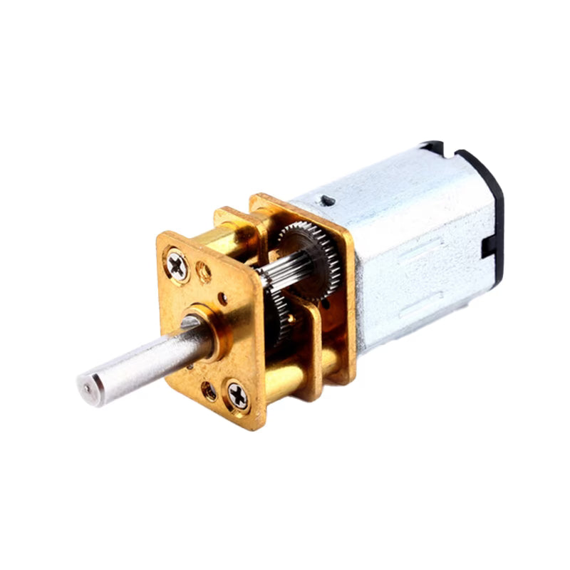 600RPM 12V N20 Metal Gear Motor High Speed DC Geared Motor with D Shaft for Robotics, DIY Projects, Smart Cars and Automation