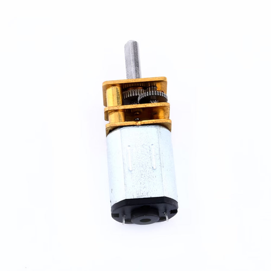 600RPM 12V N20 Metal Gear Motor High Speed DC Geared Motor with D Shaft for Robotics, DIY Projects, Smart Cars and Automation