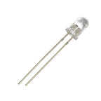 5mm LED – (Warm White) Pack of 5 | Light Emitting Diode (LED) High Brightness Round LED for Arduino, DIY Electronics & Indicator Applications