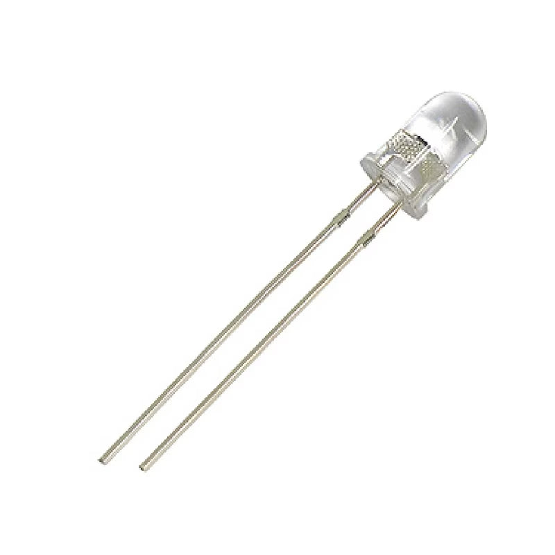 5mm LED – (Warm White) Pack of 5 | Light Emitting Diode (LED) High Brightness Round LED for Arduino, DIY Electronics & Indicator Applications