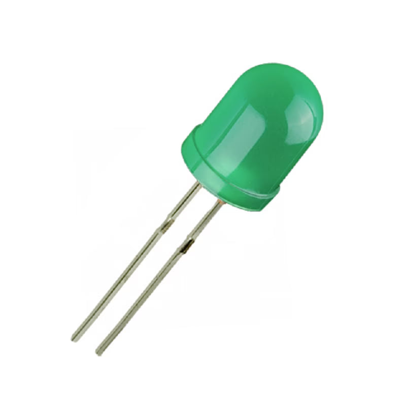 10mm Green LED Light Emitting Diode (LED) – Through Hole Indicator LED
