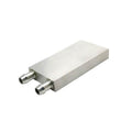 40x80mm Aluminium Cooling Plate Heat Sink for Electronics and DIY Projects