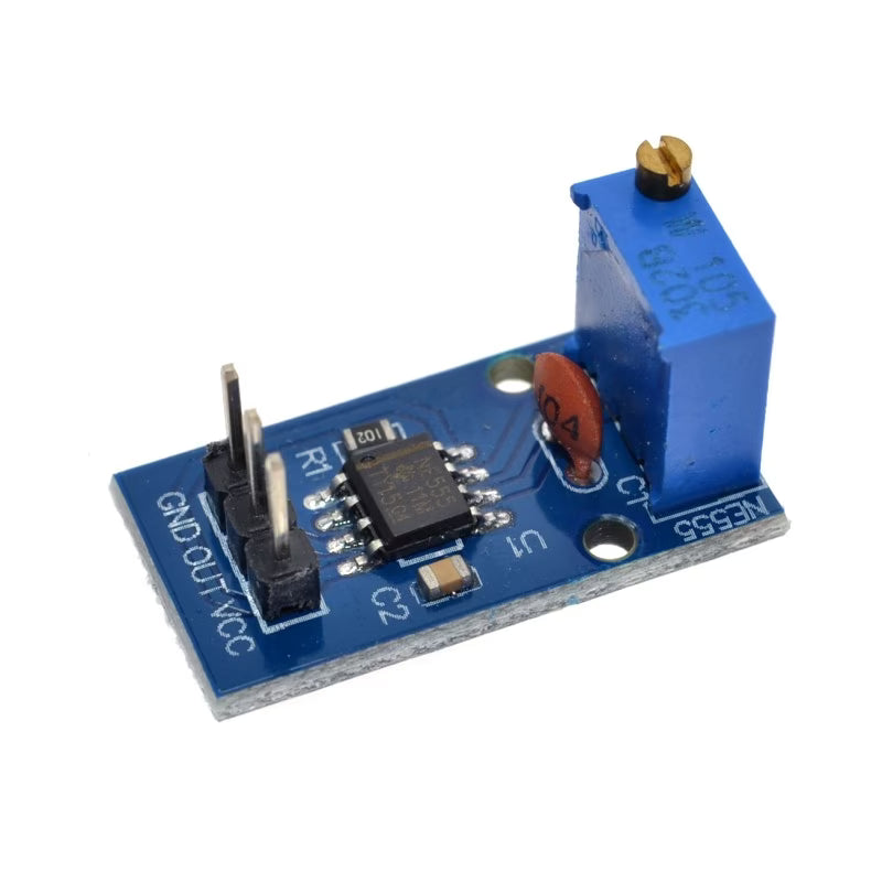 NE555 Frequency Generator Module – Adjustable Square Wave Pulse Signal Generator Board