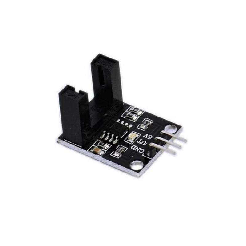 10mm Infrared Slot Photoelectric Count Sensor Module with Encoder Wheel – Speed, RPM and Pulse Detection Sensor for Arduino