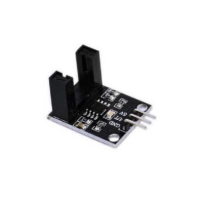 10mm Infrared Slot Photoelectric Count Sensor Module with Encoder Wheel – Speed, RPM and Pulse Detection Sensor for Arduino