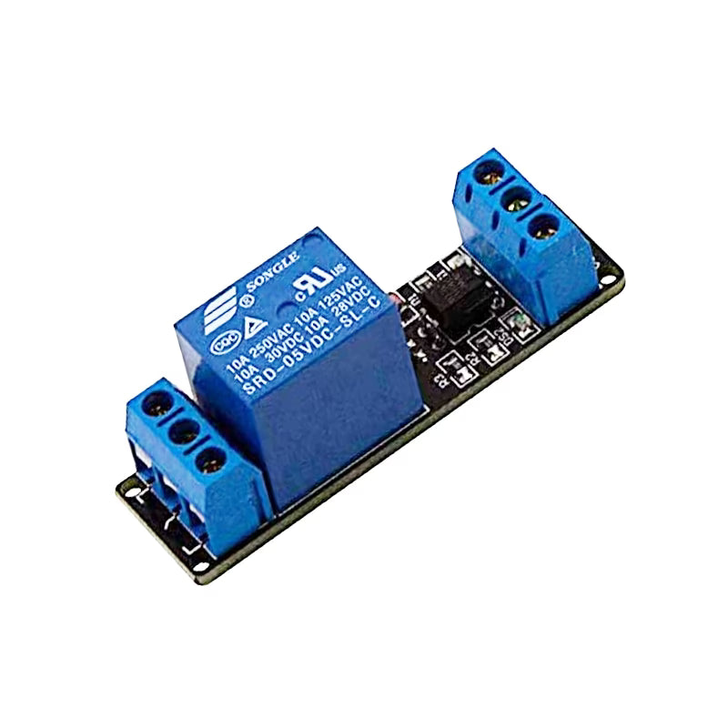 1 Channel 5V Relay Module with Optocoupler – 1CH Opto-Isolated Relay Board for Arduino, ESP32, Raspberry Pi & Microcontroller Projects