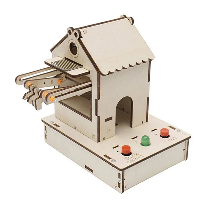 Smart Drying Rack STEM Kit -  Wooden DIY Puzzle Science Model
