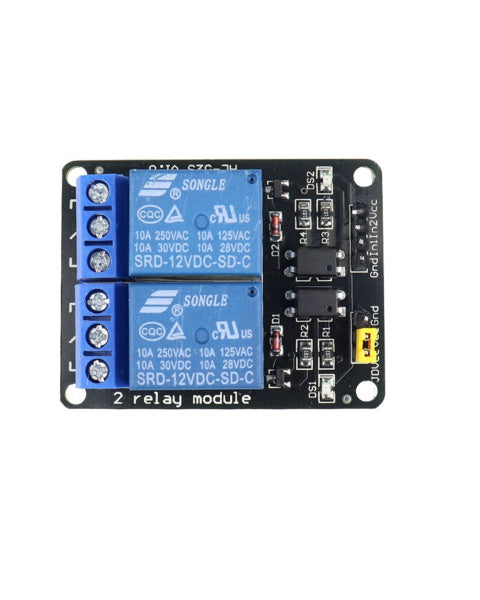 2 Channel 12V Relay Module with Optocoupler