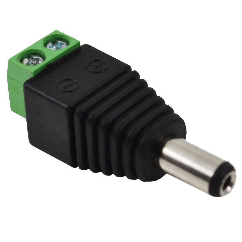 DC Male Power Jack with 2 pin Screw Terminal (5.5mm x 2.1mm)