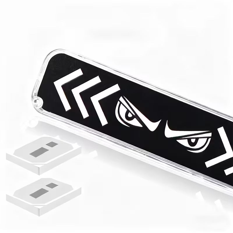 12V LED Eagle Eye Demon Eye Ambient Light – High Brightness Neon Driving Assistance Light for Car & Motorcycle