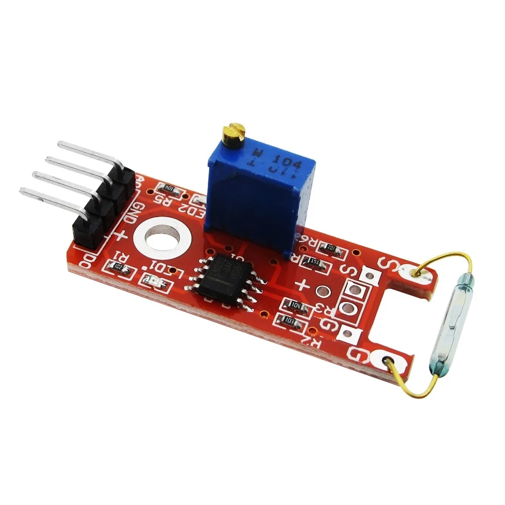 KY-025 Reed Switch Sensor Module with Adjustable Digital and Analog Output – Magnetic Detection Module for Arduino