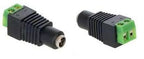 DC Female Power Jack with 2-Pin Screw Terminal (5.5mm x 2.1mm)