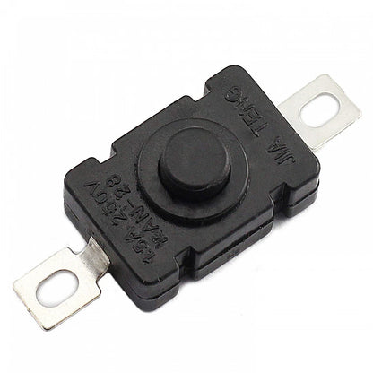 2 Pin Self-Locking Push Button Switch | Round Tactile Switch for DIY Electronics Projects