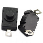 2 Pin Self-Locking Push Button Switch | Round Tactile Switch for DIY Electronics Projects