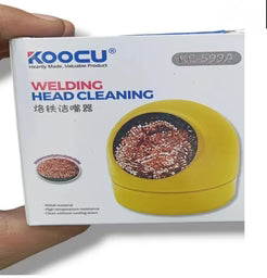 KOOCU KC-599A Welding Head Cleaning Tool – Soldering Iron Tip Cleaner with Metal Wire Ball