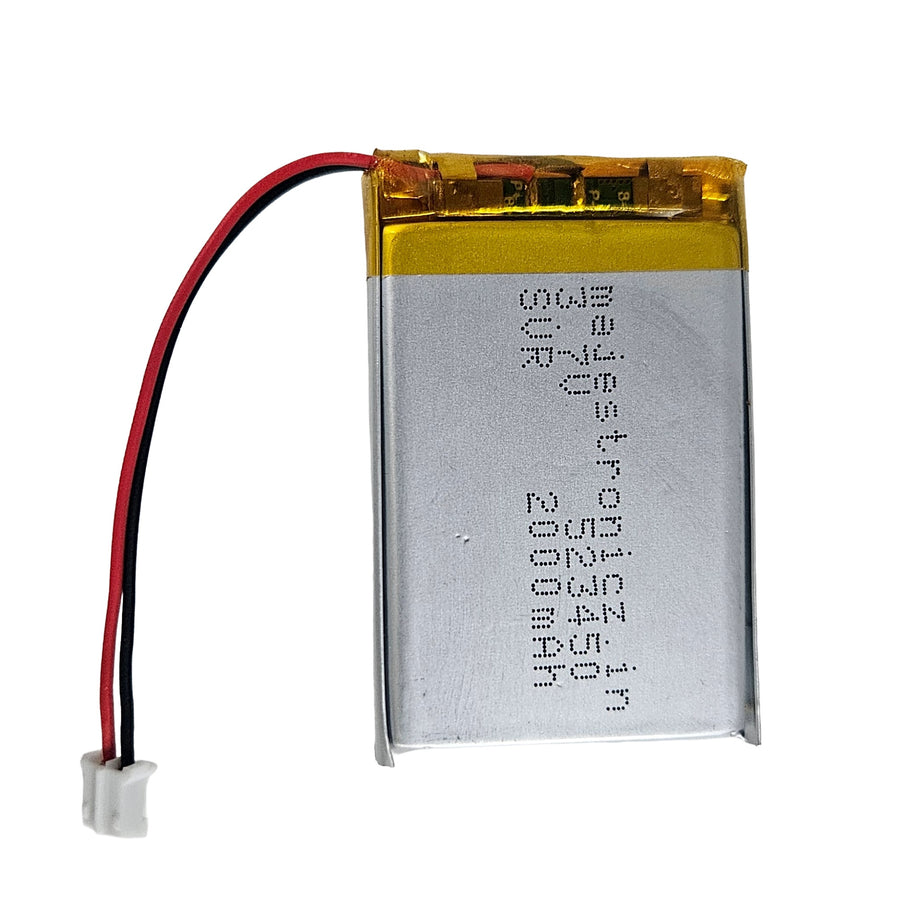 Majestronicz 2000mAh Lithium Polymer Battery 3.7V Rechargeable Li-Po Battery Pack with 2-Wire Connector KP Original majestronicz for DIY Electronics, Robotics, Bluetooth Speakers & Portable Devices