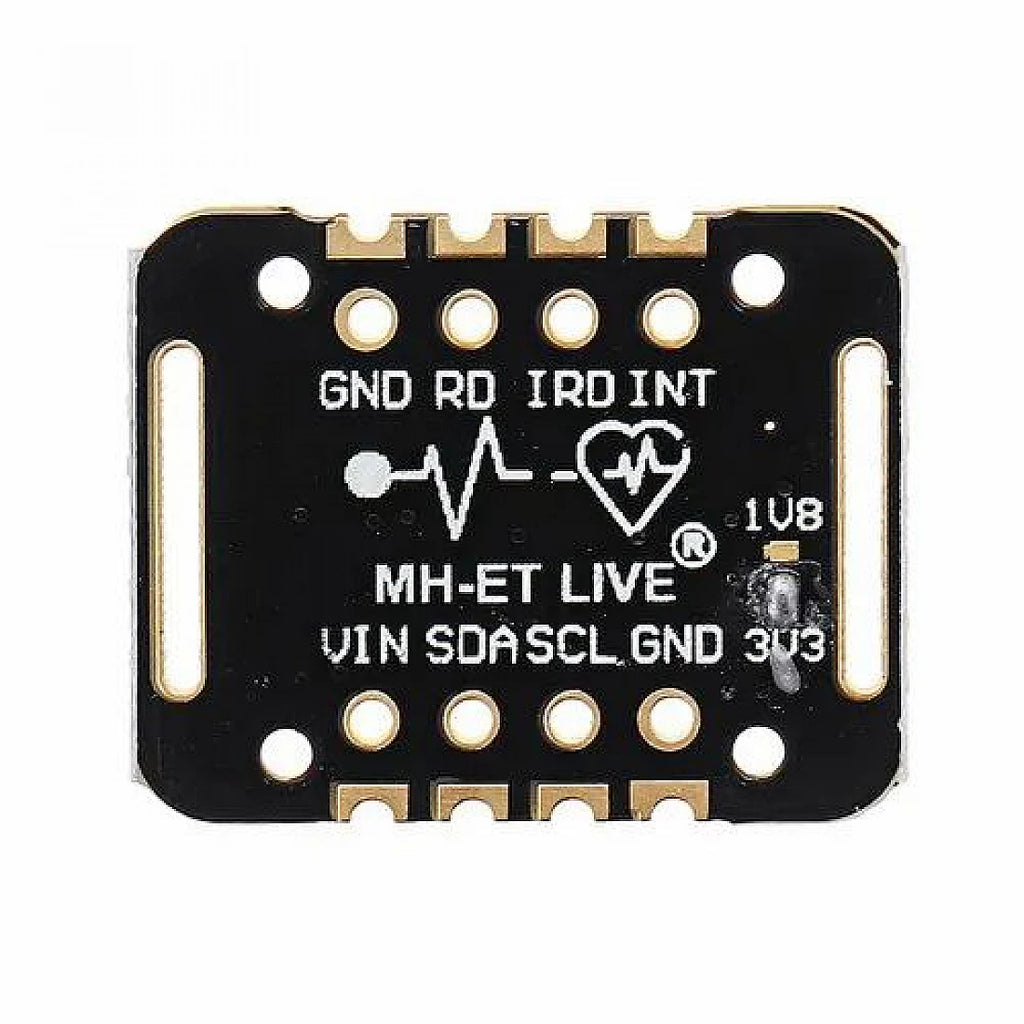 MAX30102 Black Heart Rate and Pulse Oximeter Sensor Module SpO2 Blood Oxygen Monitor for Arduino Raspberry Pi