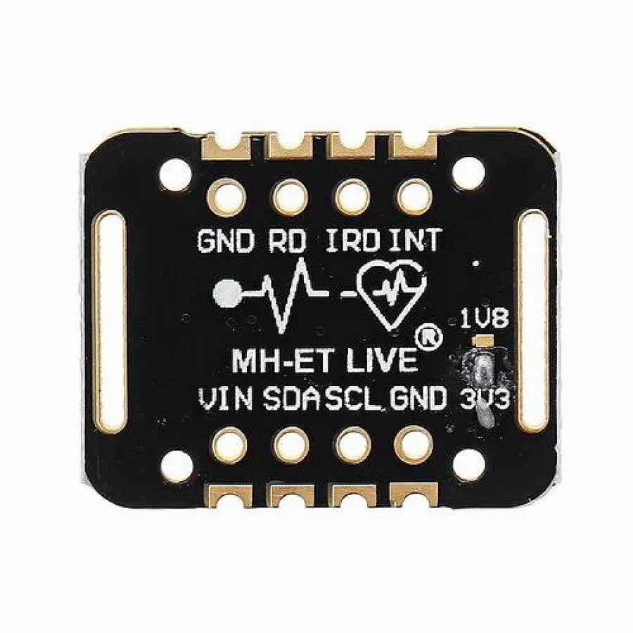 MAX30102 Black Heart Rate and Pulse Oximeter Sensor Module SpO2 Blood Oxygen Monitor for Arduino Raspberry Pi