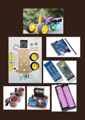 2 Wheel Mobile Controlled Robotcar Kit