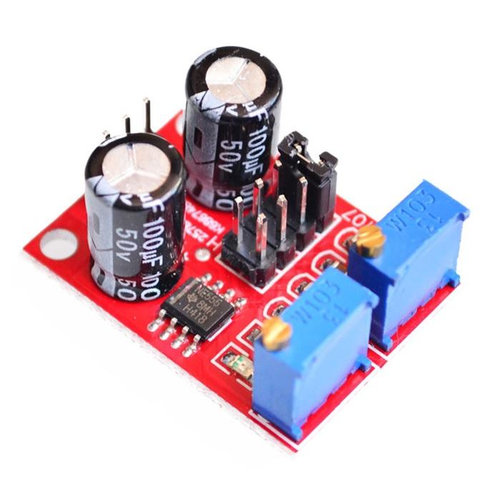 NE555 Duty Cycle Adjustable Pulse Generator Module – Square Wave Frequency Signal Generator Board