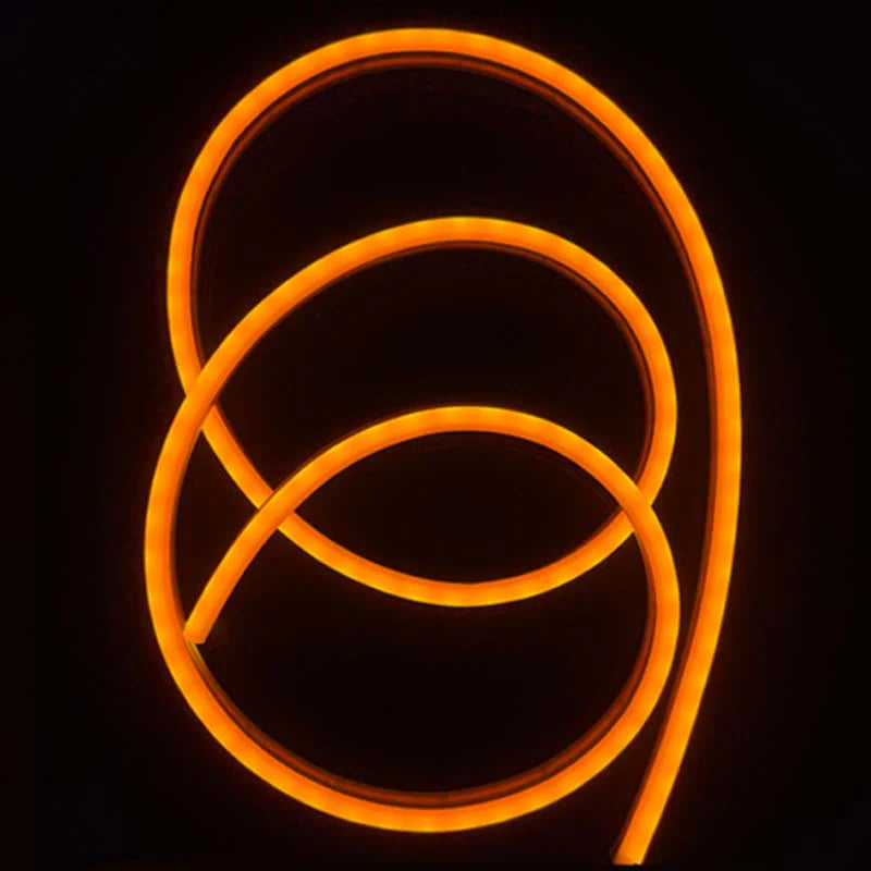Neon Flexible LED Strip Light -  orange color - 5M