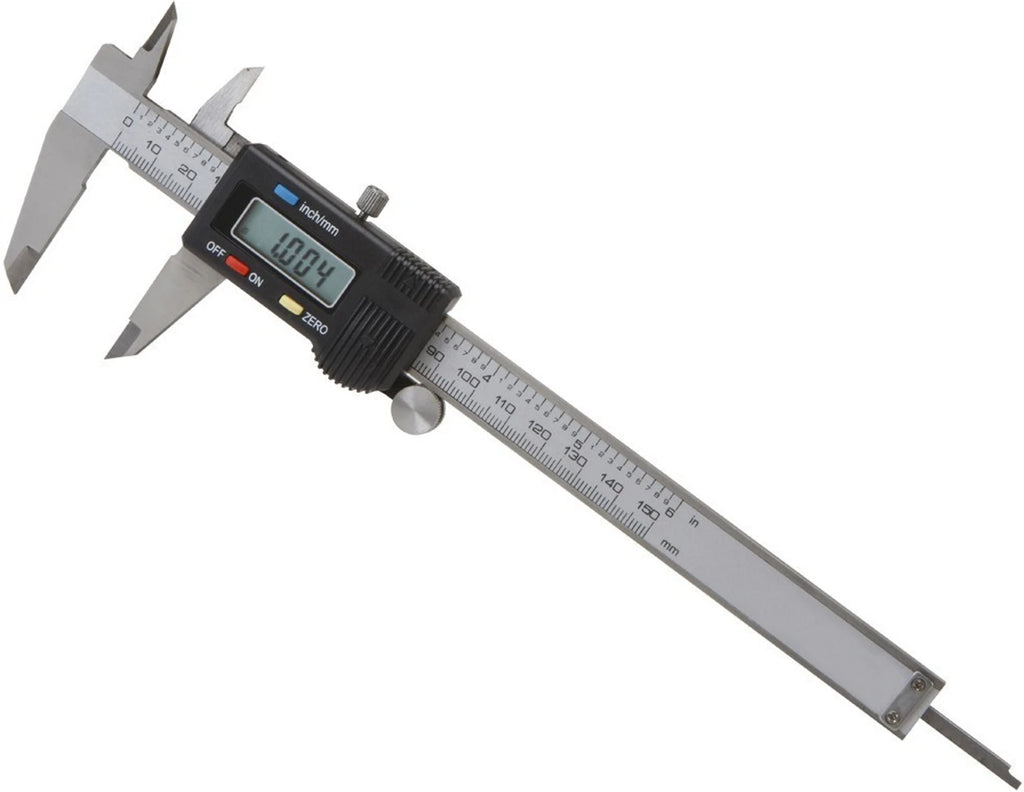 0–150mm 6-Inch Stainless Steel Digital Vernier Caliper with LCD Display