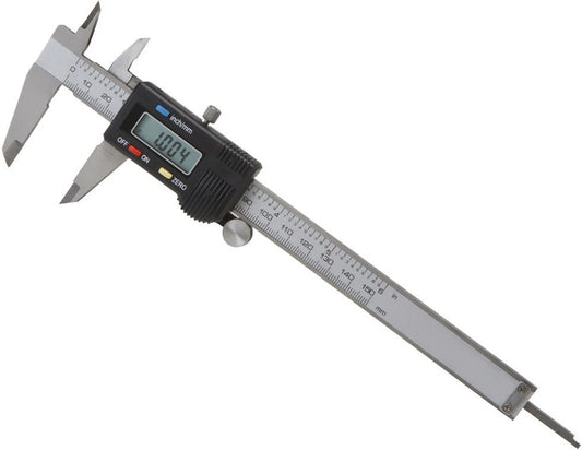 0–150mm 6-Inch Stainless Steel Digital Vernier Caliper with LCD Display