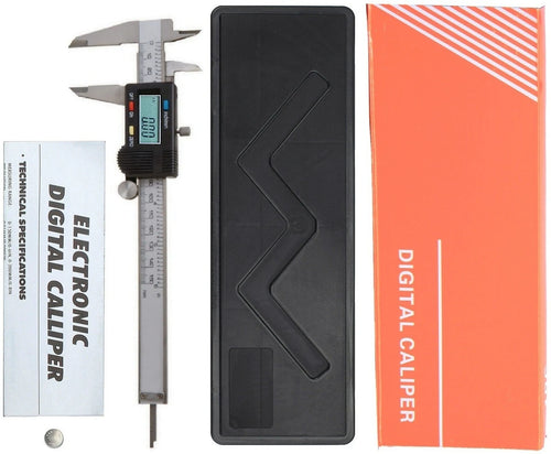 0–150mm 6-Inch Stainless Steel Digital Vernier Caliper with LCD Display