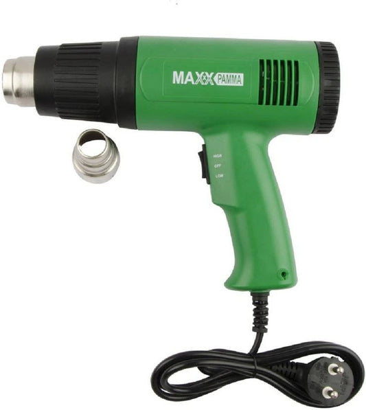 Maxx Pamma MXP-112 Heavy Duty Electronic Heat Gun with Nozzle Attachment