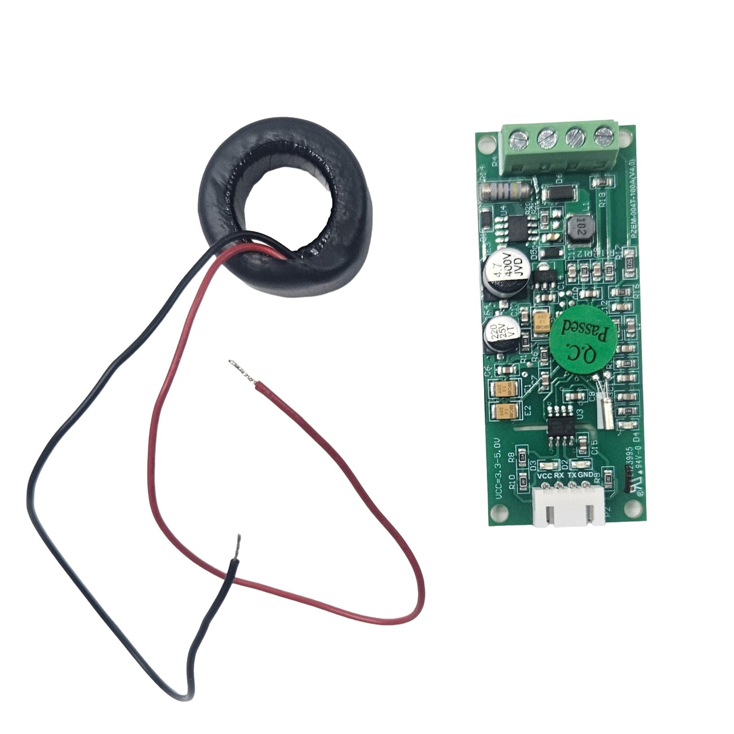 Peacefair PZEM-004T-100A AC Energy Meter Module with Coil CT Sensor