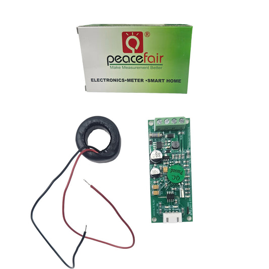 Peacefair PZEM-004T-100A AC Energy Meter Module with Coil CT Sensor