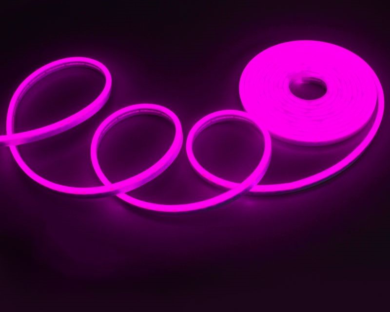 Neon Flexible LED Strip Light -  purple color - 5M