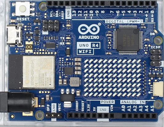 Arduino UNO R4 EK WiFi | Renesas RA4M1 & ESP32-S3 | USB-C, CAN, DAC, OP AMP, Qwiic Connector, 12×8 LED Matrix