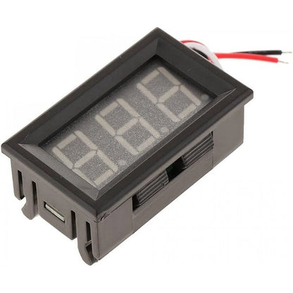 0.56 Inch 3 Wire DC Voltmeter Display Digital LED Voltage Meter Panel Display Module for Electronics Projects and Battery Monitoring