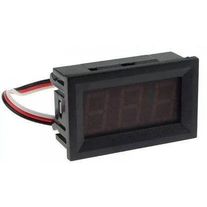 0.56 Inch 3 Wire DC Voltmeter Display Digital LED Voltage Meter Panel Display Module for Electronics Projects and Battery Monitoring
