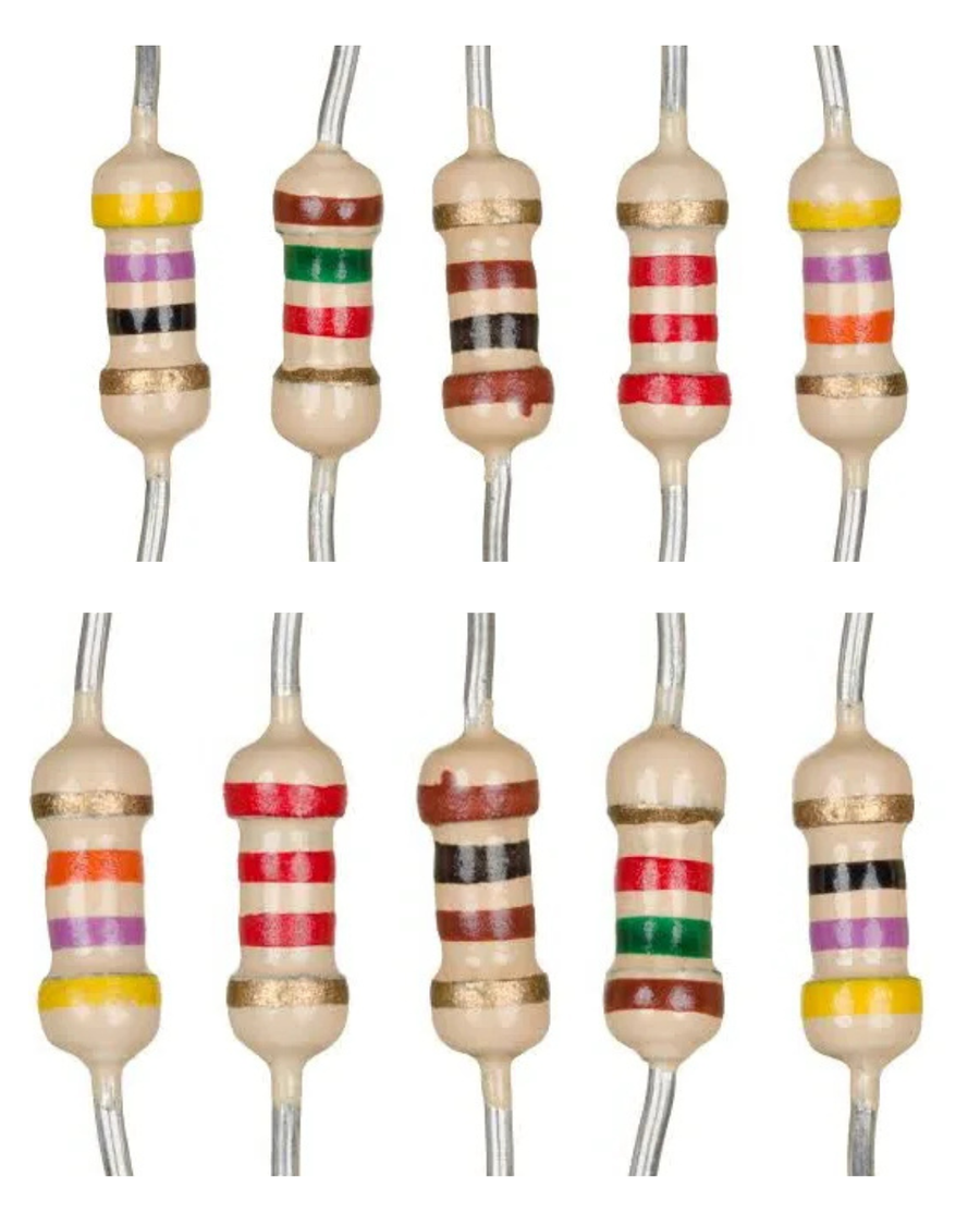 10K Ohm 1/4 Watt Resistor (Pack of 10)
