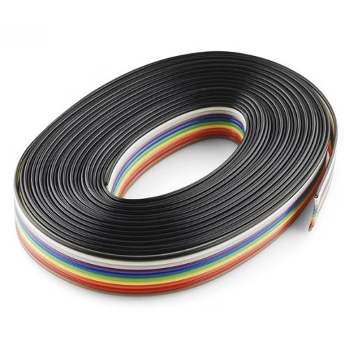 Ribbon Wire 14/36 – 10 Core Flat Cable | 1 Meter Multi-Color