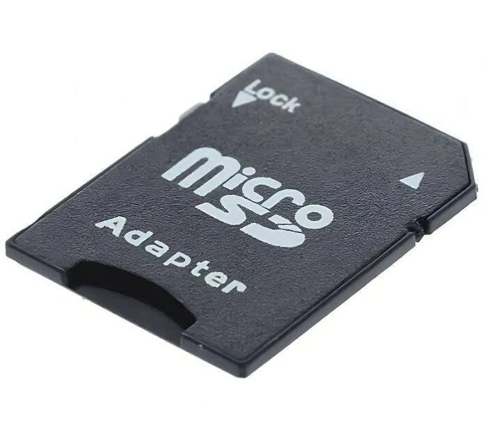 Micro SD to SD Card Adapter for Memory Card Readers, Cameras, Laptops and SD-Compatible Devices – Black