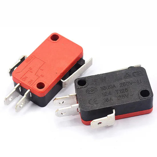 16A Limit Switch 12V DC 220V AC 3 Pin Momentary