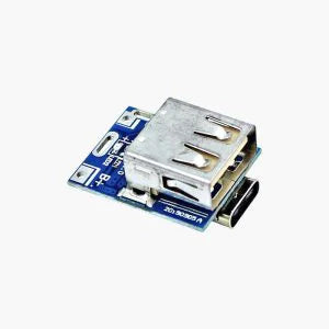 5V 1A Type-C Power Bank Charging Module | USB Type-C 18650 Lithium Battery Charging & 5V Boost Converter PCB