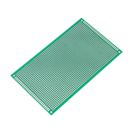 9x15cm Double-Sided Green Dot Board PCB Prototype Board | FR4 Universal Perfboard
